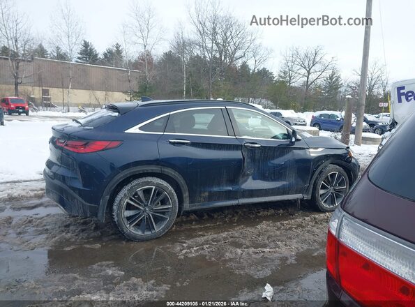 3PCAJ5JR0SF101443 2025 INFINITI QX55 Blue უკანა სალონის ხედი