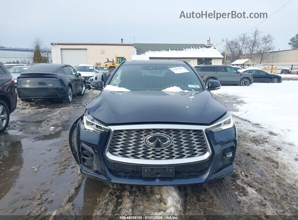 3PCAJ5JR0SF101443 2025 INFINITI QX55 Blue ხელსაწყოთა პანელის ხედი