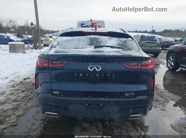 3PCAJ5JR0SF101443 2025 INFINITI QX55 Blue 