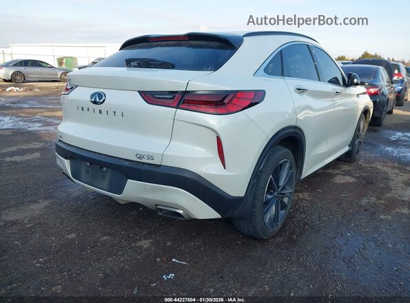 3PCAJ5JR2PF105453 2023 INFINITI QX55 White Trasero derecho