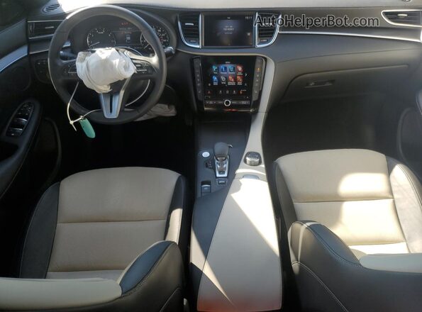 3PCAJ5JR3PF112749 2023 INFINITI QX55 White Вид панелі приладів