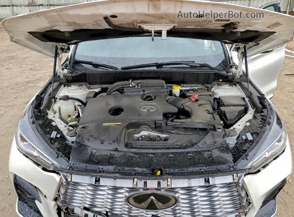 3PCAJ5JR6PF105228 2023 INFINITI QX55 White Вид підкапотного простору