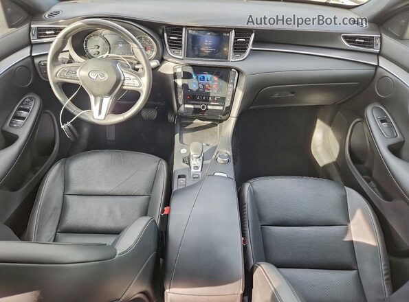 3PCAJ5JR6PF105228 2023 INFINITI QX55 White Вид панелі приладів