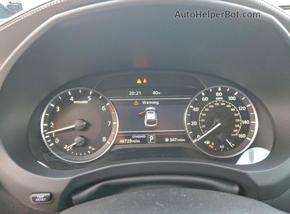 3PCAJ5JR6PF106718 2023 INFINITI QX55 Gray Vista del cuadro de instrumentos