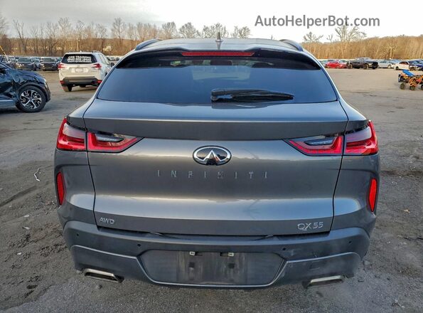 3PCAJ5JR6PF106718 2023 INFINITI QX55 Gray Vista trasera