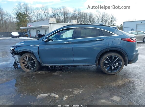 3PCAJ5JR7PF103181 2023 INFINITI QX55 Light Blue Панорамний вид салону 360°