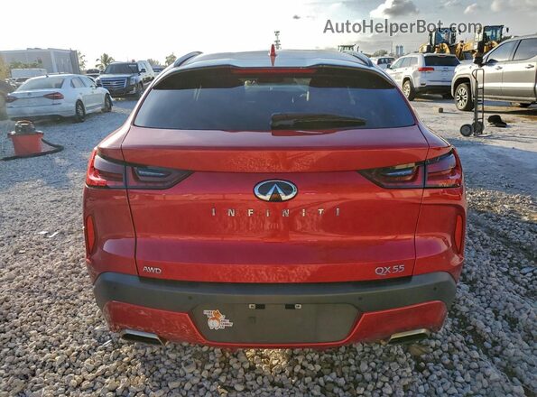 3PCAJ5KR0PF112111 2023 INFINITI QX55 Red 