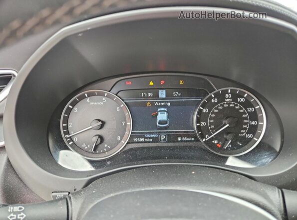3PCAJ5KR0SF102218 2025 INFINITI QX55 Black ხელსაწყოთა პანელის ხედი