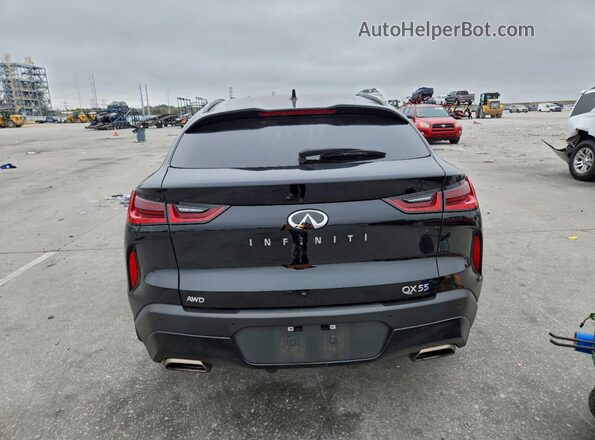 3PCAJ5KR0SF102218 2025 INFINITI QX55 Black უკანა ხედი