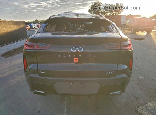 3PCAJ5KR0SF106995 2025 INFINITI QX55 Black Вид ззаду