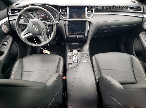3PCAJ5KR6PF102019 2023 INFINITI QX55 White Dashboard view