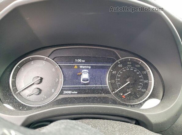 3PCAJ5KR6PF102019 2023 INFINITI QX55 White Instrument cluster view