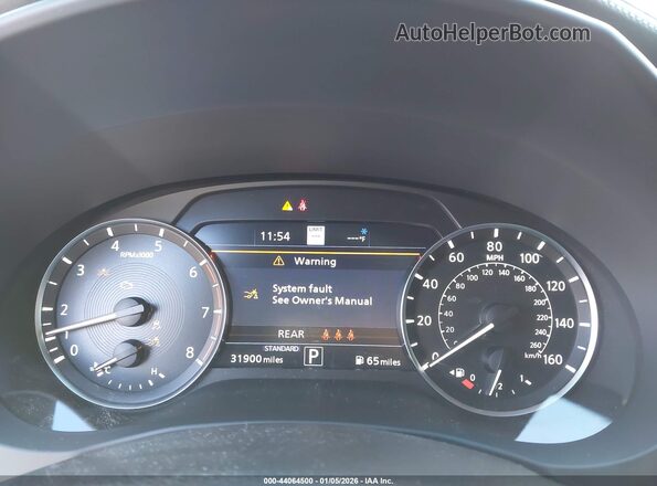 3PCAJ5L32NF103739 2022 INFINITI QX55 Black უკანა სავარძლების ხედი