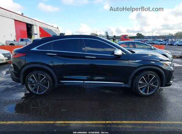 3PCAJ5L32NF103739 2022 INFINITI QX55 Black უკანა სალონის ხედი