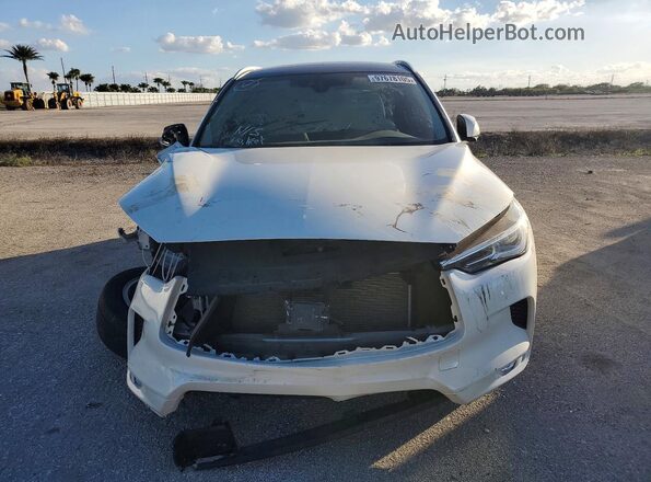3PCAJ5M13LF109821 2020 INFINITI QX50 White Rear view