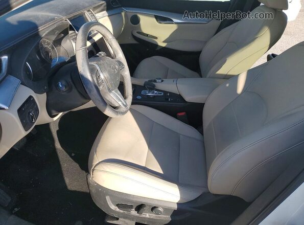 3PCAJ5M13LF109821 2020 INFINITI QX50 White Dashboard view