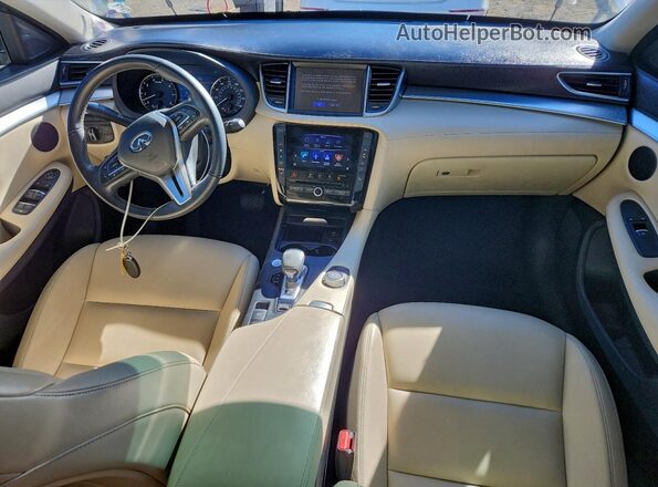 3PCAJ5M16KF141578 2019 INFINITI QX50 Белый Вид панели приборов