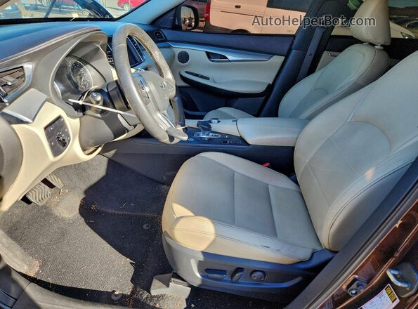 3PCAJ5M18LF103075 2020 INFINITI QX50 Brown Սալոնի դիմացի տեսք