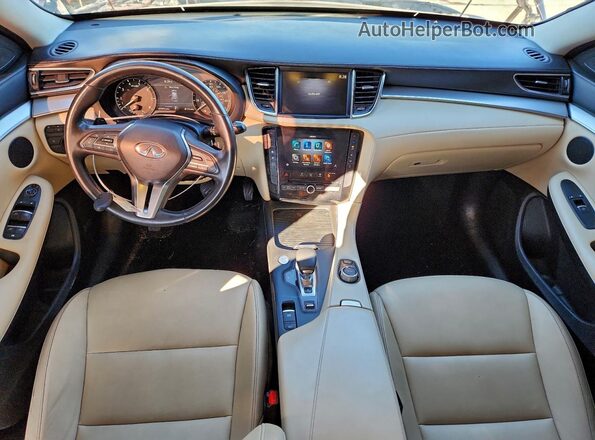3PCAJ5M18LF103075 2020 INFINITI QX50 Brown Առջևի վահանակի տեսք