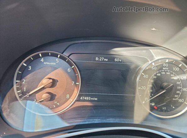 3PCAJ5M18LF103075 2020 INFINITI QX50 Brown Սարքավորումների վահանակի տեսք