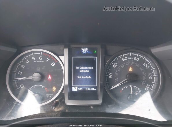 3TMCZ5AN0NM463965 2022 TOYOTA TACOMA Gray უკანა სავარძლების ხედი