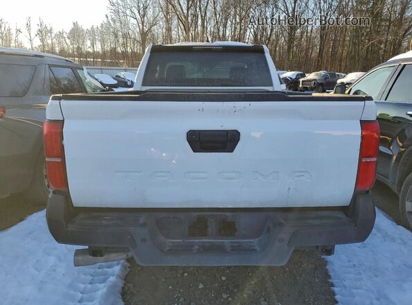 3TYJDAHN2RT008131 2024 TOYOTA TACOMA White უკანა ხედი