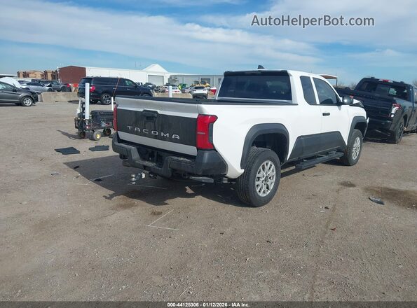 3TYJDAHN7ST026758 2025 TOYOTA TACOMA White Trasero derecho