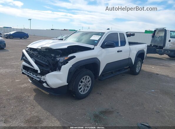 3TYJDAHN7ST026758 2025 TOYOTA TACOMA White Vista tres cuartos delantera izquierda