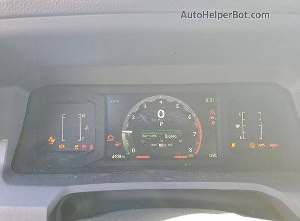 3TYJDAHN8RT010546 2024 TOYOTA TACOMA Белый Вид щитка приборов