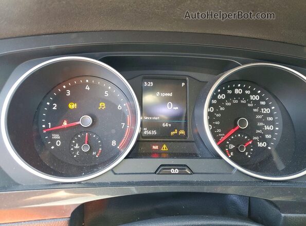3VV1B7AX3MM154323 2021 VOLKSWAGEN TIGUAN White Սարքավորումների վահանակի տեսք
