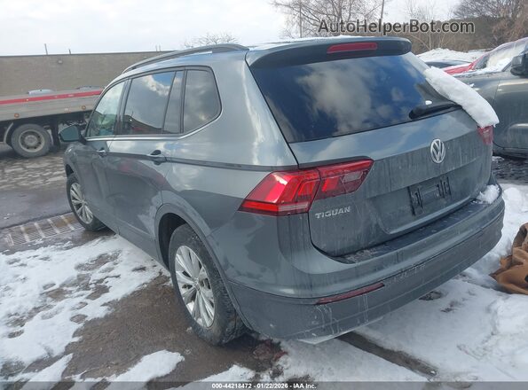 3VV1B7AX8JM009449 2018 VOLKSWAGEN TIGUAN Gray Trasero izquierdo