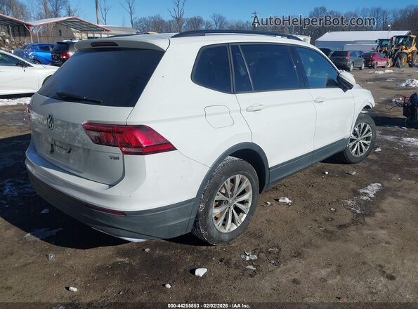 3VV1B7AX8JM020080 2018 VOLKSWAGEN TIGUAN Белый Задняя правая четверть