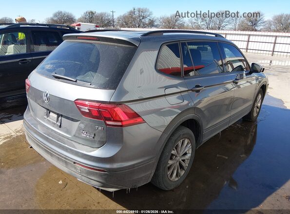3VV1B7AX8JM060160 2018 VOLKSWAGEN TIGUAN Gray Задня права чверть