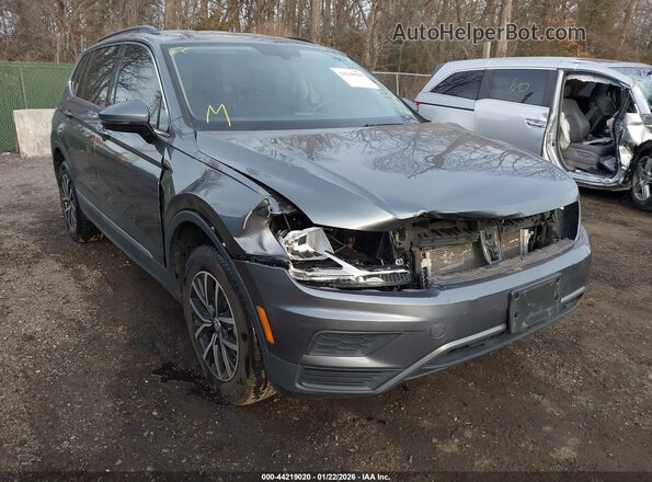 3VV2B7AX5MM028128 2021 VOLKSWAGEN TIGUAN Gray Вид спереду