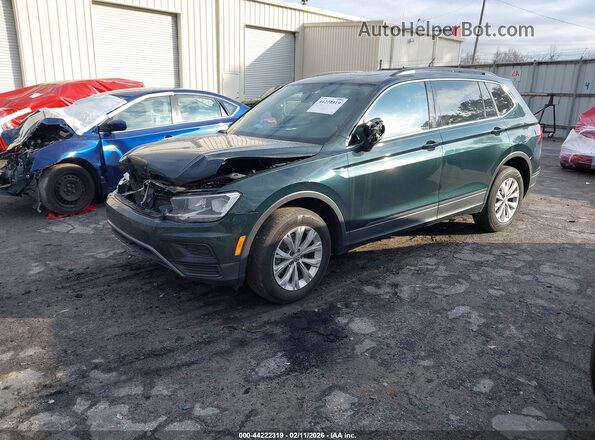 3VV2B7AX7KM107720 2019 VOLKSWAGEN TIGUAN Blue Передня ліва чверть