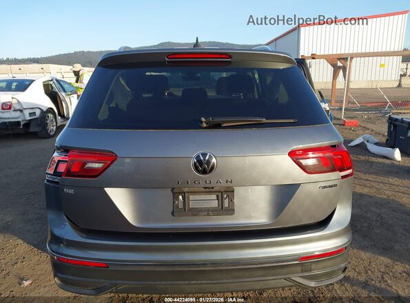 3VV2B7AX7NM019562 2022 VOLKSWAGEN TIGUAN Gray 