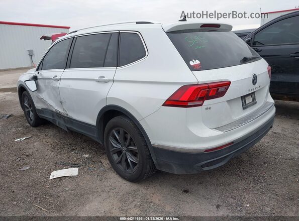 3VV2B7AX8NM138155 2022 VOLKSWAGEN TIGUAN Белый Задняя левая четверть