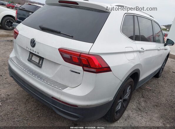 3VV2B7AX8NM138155 2022 VOLKSWAGEN TIGUAN Белый Задняя правая четверть
