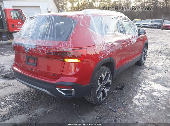 3VV2X7B2XNM088833 2022 VOLKSWAGEN TAOS Red Rear right