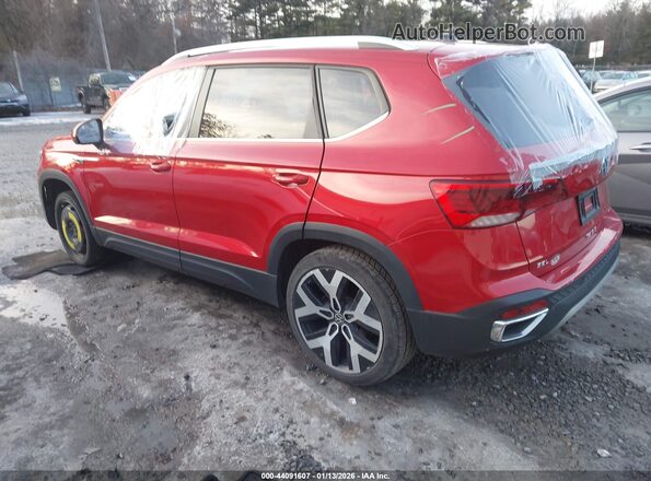 3VV2X7B2XNM088833 2022 VOLKSWAGEN TAOS Red Rear left