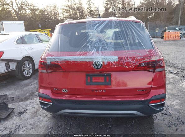 3VV2X7B2XNM088833 2022 VOLKSWAGEN TAOS Red 