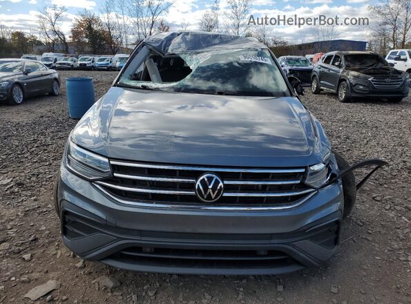 3VV3B7AX3NM081805 2022 VOLKSWAGEN TIGUAN Gray წინა ხედი