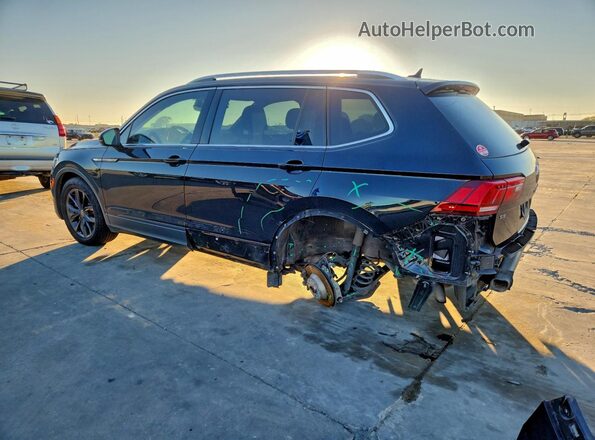 3VV3B7AX5NM013893 2022 VOLKSWAGEN TIGUAN Черный Задняя левая четверть