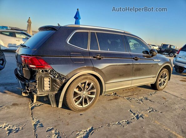 3VV3B7AX5NM013893 2022 VOLKSWAGEN TIGUAN Черный Задняя правая четверть