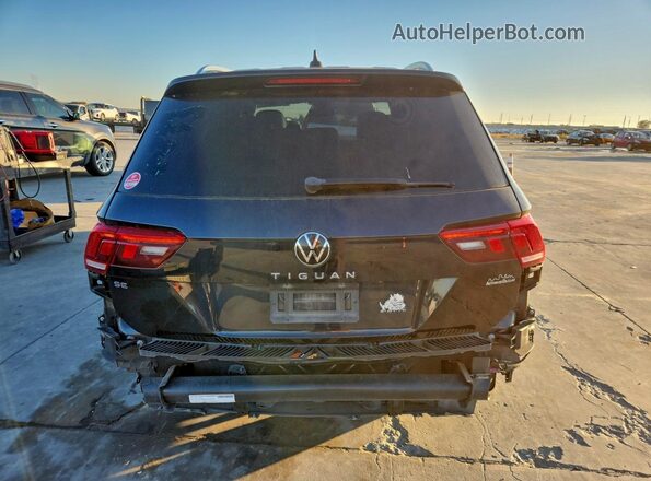 3VV3B7AX5NM013893 2022 VOLKSWAGEN TIGUAN Черный Вид сзади