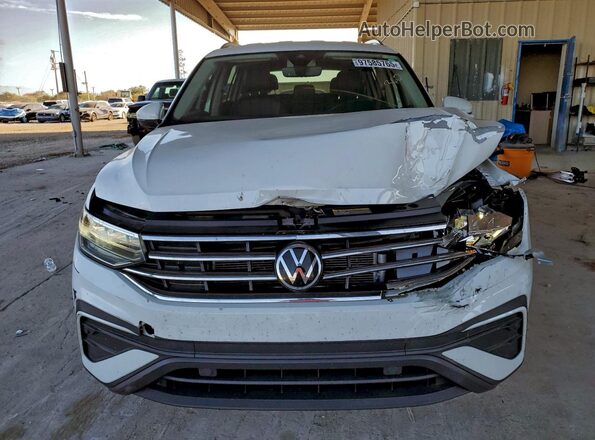 3VV3B7AX7NM090281 2022 VOLKSWAGEN TIGUAN Белый Вид спереди