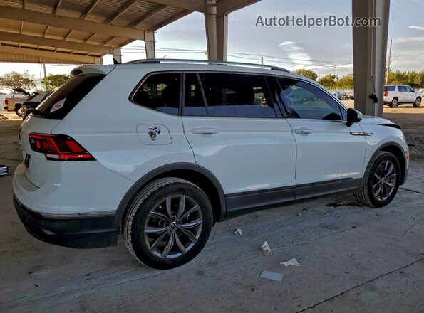 3VV3B7AX7NM090281 2022 VOLKSWAGEN TIGUAN Белый Задняя правая четверть