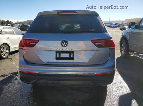 3VV3B7AX9NM161383 2022 VOLKSWAGEN TIGUAN Silver უკანა ხედი