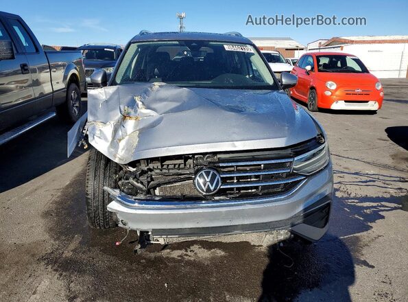 3VV3B7AX9NM161383 2022 VOLKSWAGEN TIGUAN Silver წინა ხედი