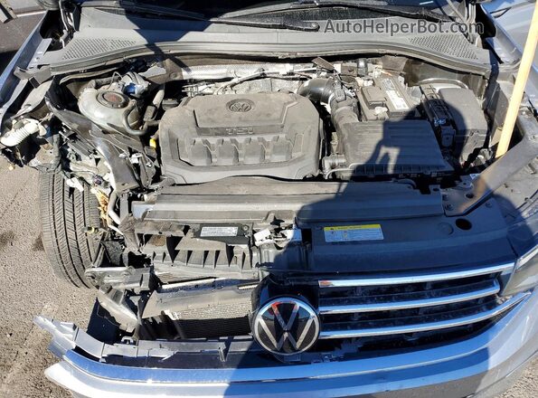 3VV3B7AX9NM161383 2022 VOLKSWAGEN TIGUAN Silver უკანა სალონის ხედი